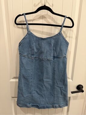 Lone Star | Dresses | Lone Star Light Wash Blue Denim Mini Dress Cowgirl Womens Size Xl